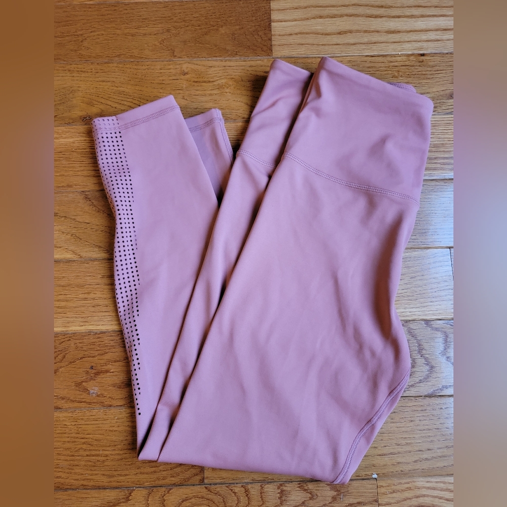 Zyia Blush 7/8 Large Moto Leggings